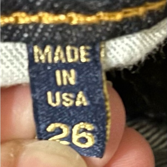 Ramy Brook Wide leg Jean with Gold & Black detailed trim - Picture 10 of 11